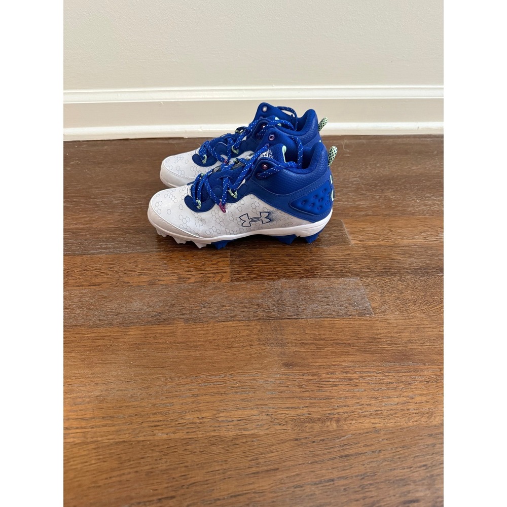 NWT Under Armour Bryce Harper 8 Mid RM JR Cleats - Picture 3 of 7
